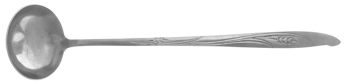 Gracious Wheat (Stainless) Solid Gravy Ladle by Unknown Mfg Silver-1