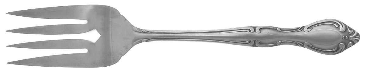Hampton Court (Stainless) Medium Solid Cold Meat Serving Fork by Merchandise Service-1