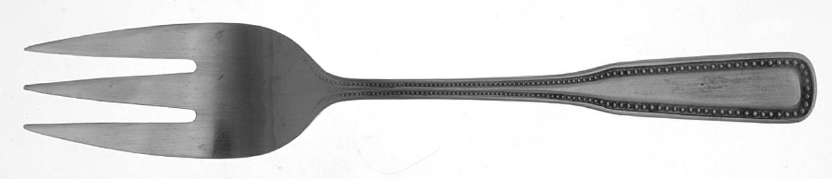 Harbour Town (Stainless) Medium Solid Cold Meat Serving Fork by Unknown Mfg Silver-1