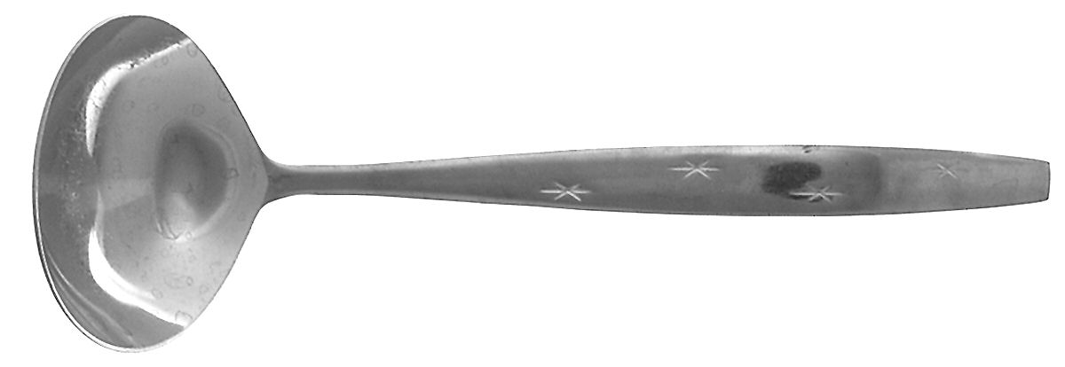 Heavenly Star (Stainless) Solid Gravy Ladle by Unknown Mfg Silver-1