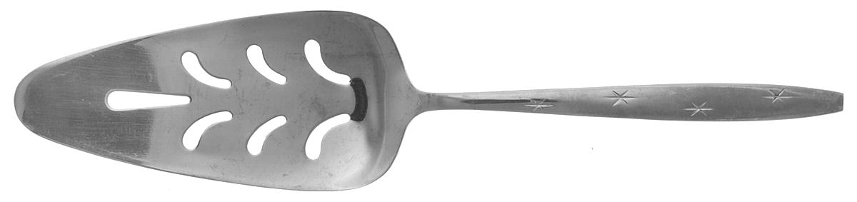 Heavenly Star (Stainless) Pierced All Stainless Pie Server by Unknown Mfg Silver-1