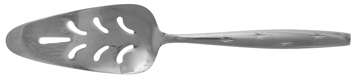 Heavenly Star (Stainless) Pierced All Stainless Pie Server by Unknown Mfg Silver-1