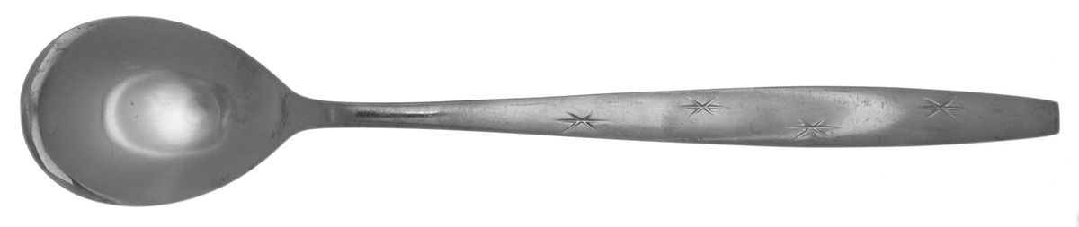 Heavenly Star (Stainless) Solid Salad Serving Spoon by Unknown Mfg Silver-1