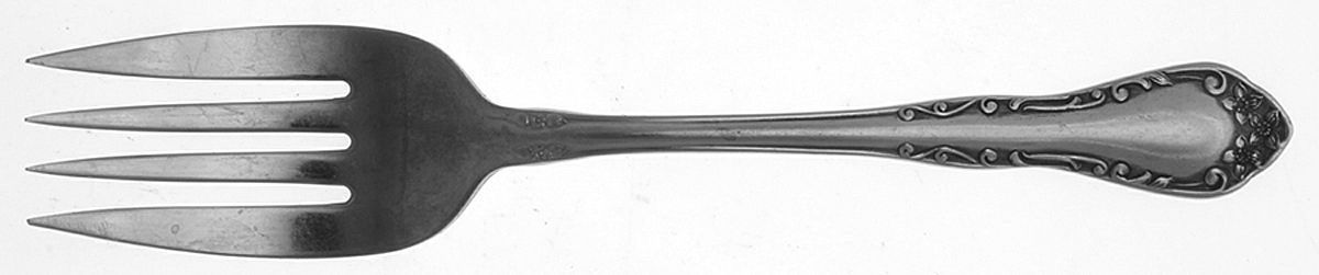 Kentucky Mansion (Stainless) Individual Salad Fork by Unknown Mfg Silver-1