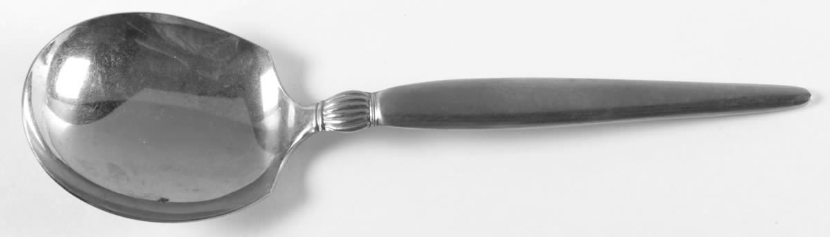 King's Dynasty (Stainless) Solid Smooth Casserole Spoon by Unknown Mfg Silver-1