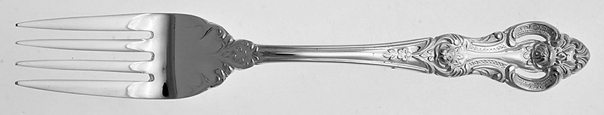 Kings Era (Silverplate) Individual Salad Fork by Unknown Mfg Silver-1