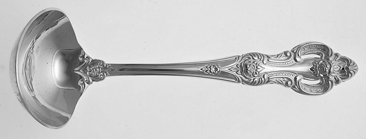 Kings Era (Silverplate) Solid Gravy Ladle by Unknown Mfg Silver-1