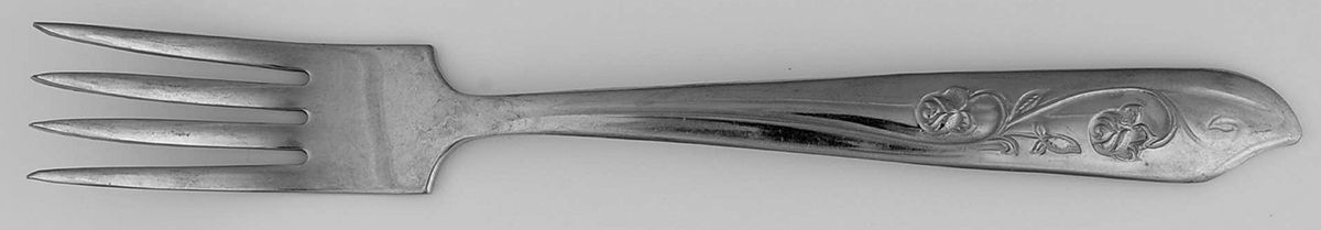 Kingsway (Stainless) Individual Salad Fork by Unknown Mfg Silver-1
