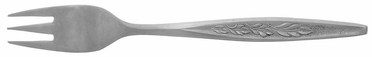 Leaves (Stainless) Cocktail/Seafood Fork by Unknown Mfg Silver-1