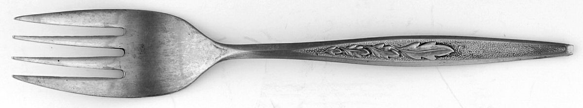 Leaves (Stainless) Individual Salad Fork by Unknown Mfg Silver-1