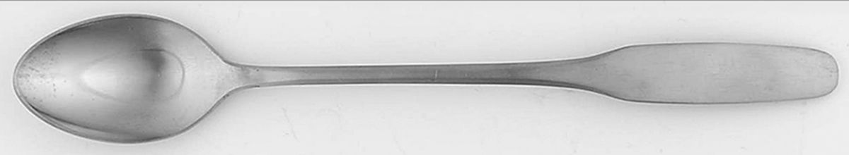 Linden (Stainless) Iced Tea Spoon by Unknown Mfg Silver-1