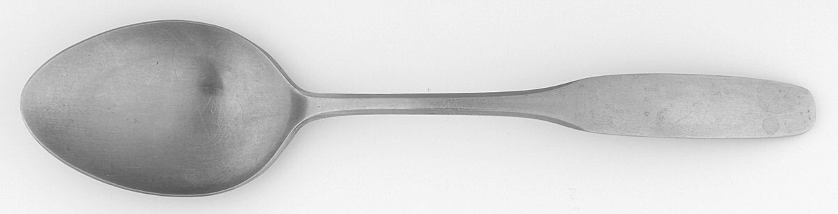 Linden (Stainless) Place/Oval Soup Spoon by Unknown Mfg Silver-1