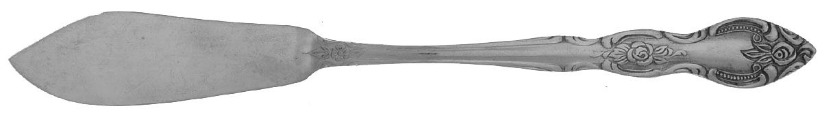 Lustreware (Stainless) Flat Handle Master Butter Knife by Unknown Mfg Silver-1