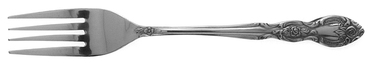Lustreware (Stainless) Fork by Unknown Mfg Silver-1