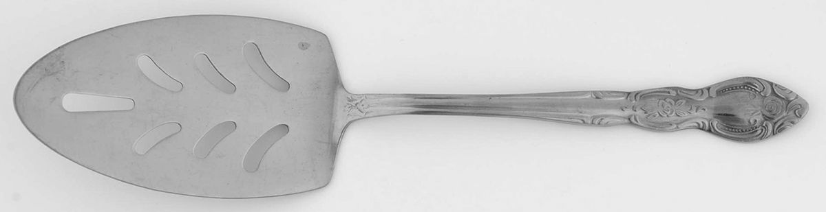 Lustreware (Stainless) Pierced All Stainless Pie Server by Unknown Mfg Silver-1