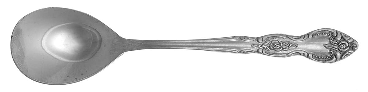 Lustreware (Stainless) Sugar Spoon by Unknown Mfg Silver-1