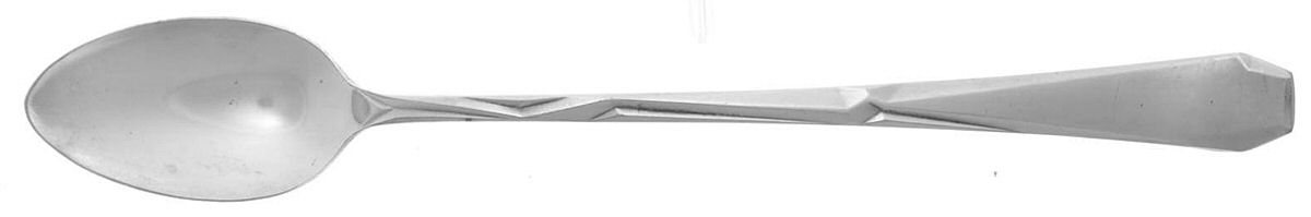 Modernistic (Silverplate) Iced Tea Spoon by Unknown Mfg Silver-1