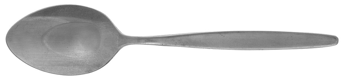 Monogram (Stainless) Place/Oval Soup Spoon by Unknown Mfg Silver-1