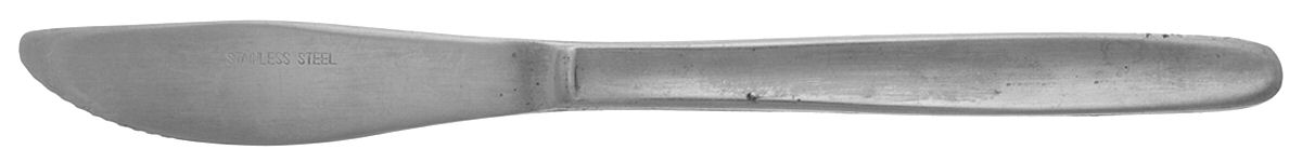 Monogram (Stainless) Modern Solid Knife by Unknown Mfg Silver-1
