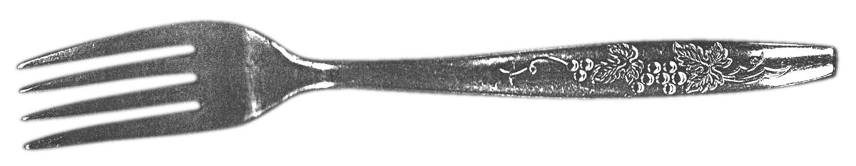 New Grape (Stainless) Fork by Unknown Mfg Silver-1