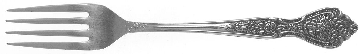 Normandy (Stainless) Individual Salad Fork by Unknown Mfg Silver-1
