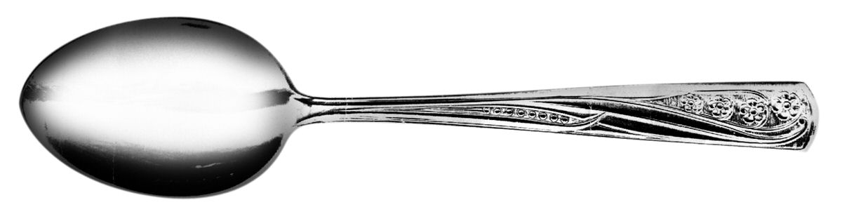 Permanent (Stainless) Place/Oval Soup Spoon by Unknown Mfg Silver-1