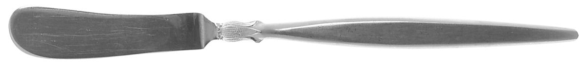 Petal (Stainless) Flat Handle Master Butter Knife by Unknown Mfg Silver-1