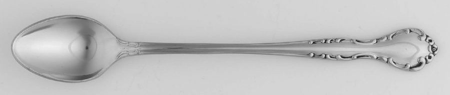 Queen's Court (Stainless) Iced Tea Spoon by Unknown Mfg Silver-1