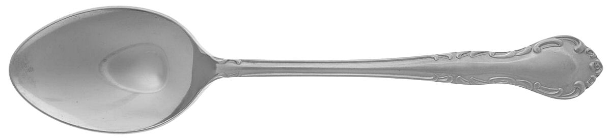 Queen's Court (Stainless) Place/Oval Soup Spoon by Unknown Mfg Silver-1