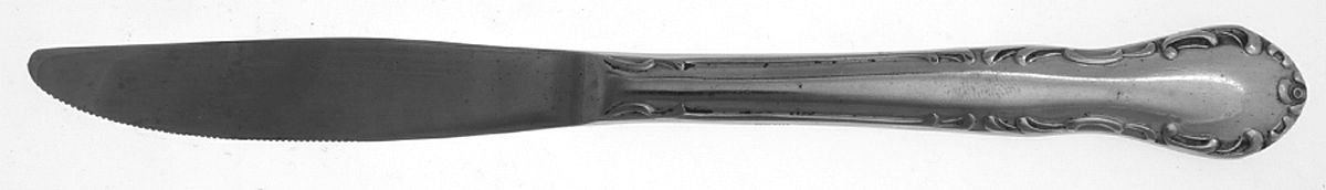 Queen's Court (Stainless) Modern Solid Knife by Unknown Mfg Silver-1