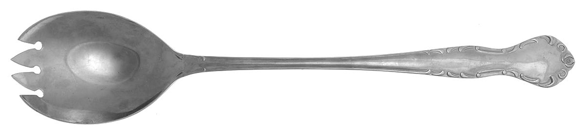 Queen's Court (Stainless) Oversize Solid Salad Servng Fork by Unknown Mfg Silver-1