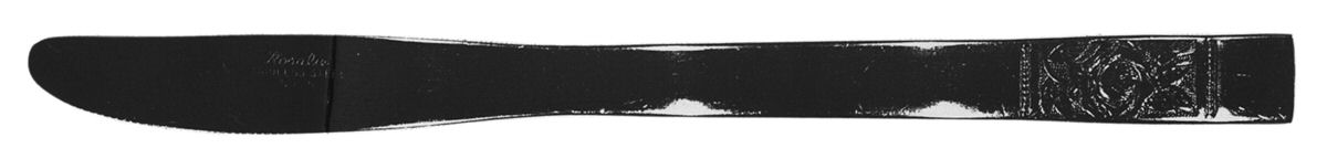 Rosalie (Stainless) Modern Solid Knife by Unknown Mfg Silver-1