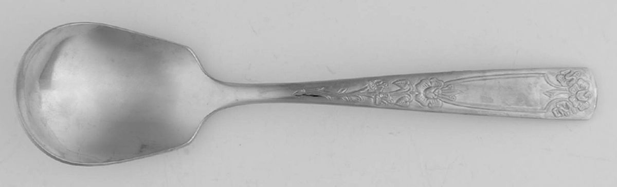 Rose (Stainless, USA) Sugar Spoon by Unknown Mfg Silver-1