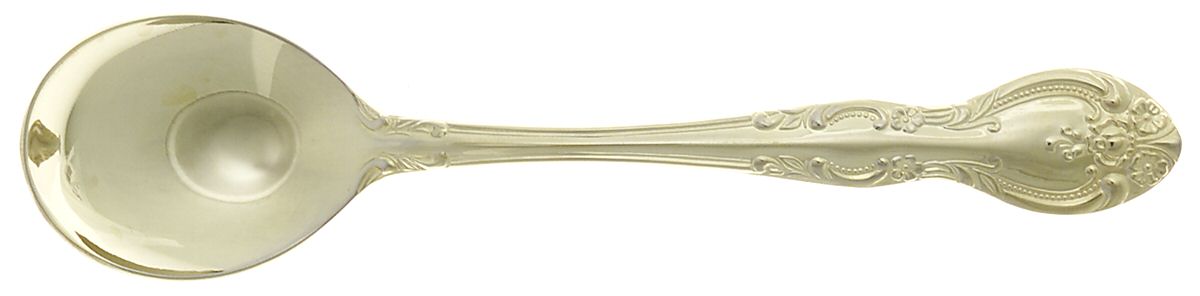 Sarah Ann (Gold Electroplate) Sugar Spoon by Unknown Mfg Silver-1