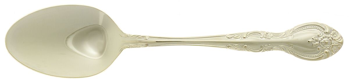 Sarah Ann (Gold Electroplate) Place/Oval Soup Spoon by Unknown Mfg Silver-1