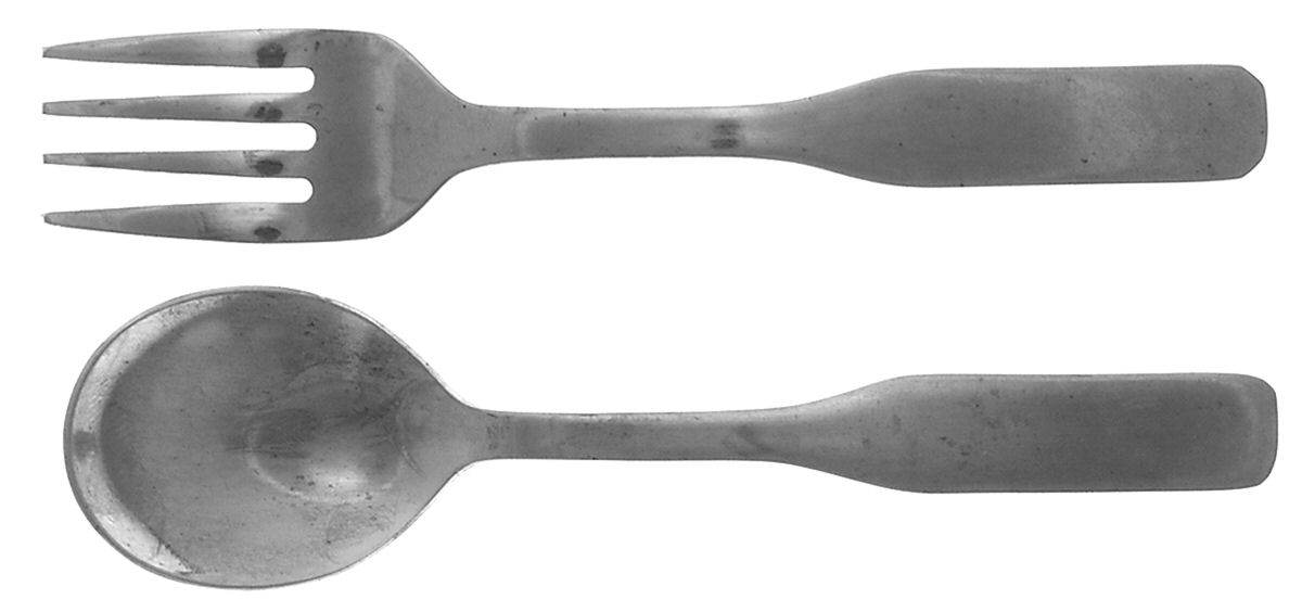 Sanitoy (Stainless) 2 Pc Baby Set (BF, BS) by Unknown Mfg Silver-1