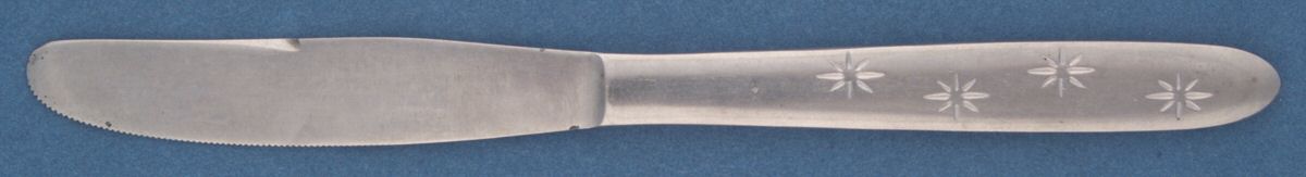 Sapphire (Stainless) Modern Solid Knife by Unknown Mfg Silver-1