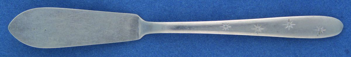 Sapphire (Stainless) Flat Handle Master Butter Knife by Unknown Mfg Silver-1