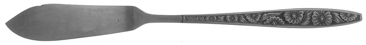 Spring Bouquet (Stainless) Flat Handle Master Butter Knife by Unknown Mfg Silver-1