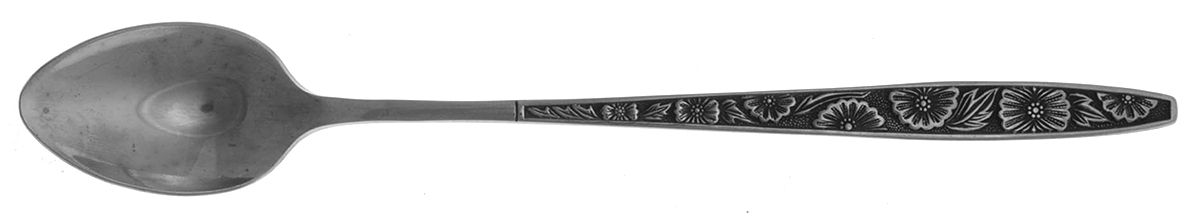 Spring Bouquet (Stainless) Iced Tea Spoon by Unknown Mfg Silver-1