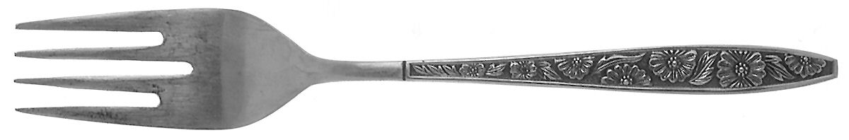 Spring Bouquet (Stainless) Individual Salad Fork by Unknown Mfg Silver-1