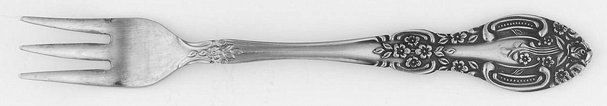 Springtime (Stainless) Cocktail/Seafood Fork by Unknown Mfg Silver-1