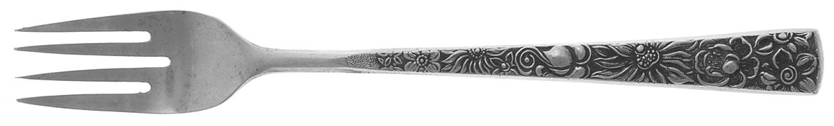 Tropic Garden (Stainless) Individual Salad Fork by Unknown Mfg Silver-1