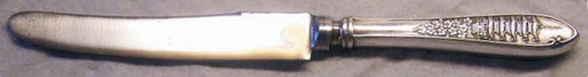 UNF119 (Silverplate) New French Hollow Knife by Unknown Mfg Silver-1