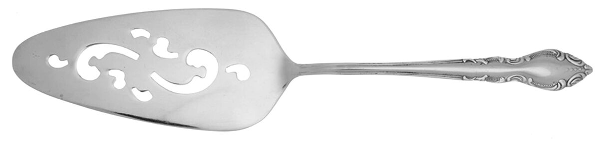 UNF122 (Stainless) Pierced All Stainless Pie Server by Unknown Mfg Silver-1