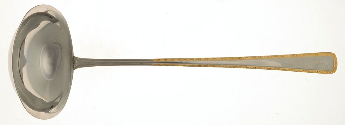 UNF143 (Stainless) Solid Soup Ladle by Unknown Mfg Silver-1