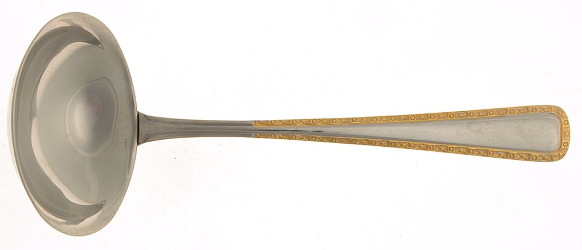 UNF143 (Stainless) Solid Gravy Ladle by Unknown Mfg Silver-1