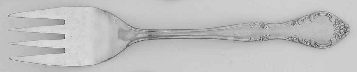 UNF190 (Stainless) Medium Solid Cold Meat Serving Fork by Unknown Mfg Silver-1
