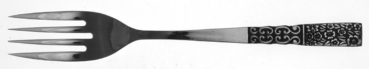 UNF199 (Stainless) Individual Salad Fork by Unknown Mfg Silver-1