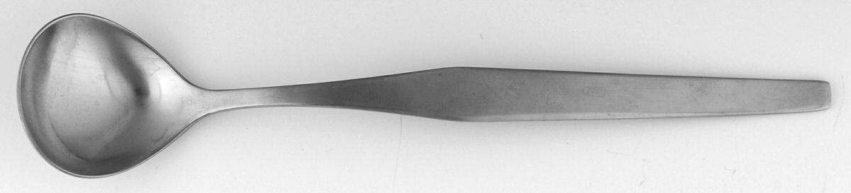 UNF207 (Stainless) Solid Piece Cream Ladle by Unknown Mfg Silver-1